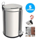 Lixeira Inox Com Pedal Em Aço 5l Tramontina