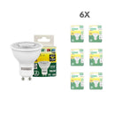 KIT 6 Lâmpadas Dicroica TDL 50 7W 2700K GU10 Taschibra