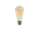 Lâmpada Led Philips Filamento Dim Luz Âmbar 2200K