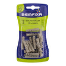 Bucha Nylon 6mm Cartela c/20 BemFixa