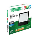 KIT 10 Refletores Led Slim 150W 6500K PRETO Taschibra