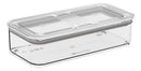 Pote Hermético Retangular 530ml Cristal Coza