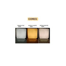 Kit 10 Painéis Led 18W Lux Quadrado Sobrepor Preto 3000K Taschibra