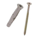 Bucha Bxb 8mm+ Parafuso Fenda 5,0x70mm BemFixa