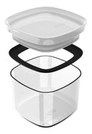 Pote Hermetico 0,45 L Block C/ Tampa Branco OU