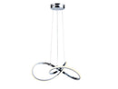 Pendente LED Toquio 3000K 30W Cromado Taschibra