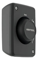 Ventilador Oscilante de Parede Monta Fácil 6 Pás 50cm Preto 127V – Ventisol