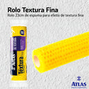Rolo Textura Fina Espuma 23cm Atlas