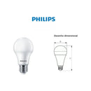 Lâmpada LED Bulbo A60 7W 3000K Bivolt E27 Philips