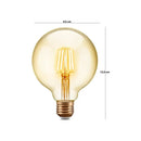 Lampada Filamento Led Vintage G95 E27 Elgin