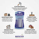 Cartela Prego de Aço 3,00 x 50mm sem Cabeça 10 Peças BemFixa