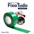 Fita Dupla Face Transparente 12mm x 2m Atlas