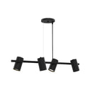 Pendente Foccus 4xE27 Preto Taschibra