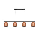 Pendente Folk 4xe27 Cobre Taschibra
