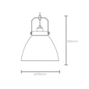 Pendente Navy 1xE27 Branca Taschibra