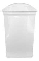 Lixeira Basculante Plástico Branco 15L Sanremo