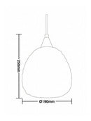 Pendente Gothics 1xe14 Cobre Taschibra