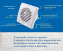 Exaustor De Banheiro Ventilador 100mm Bivolt Ventisol