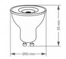 Lâmpada Dicroica Tdl 35 4,9w 6500k Gu10 Taschibra