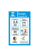 Lampada Dicroica Tdl 20 3,5w 2700k Gu10