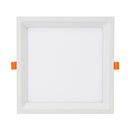Painel Led 12w Quadrado Embutir 6500k Recuado Taschibra