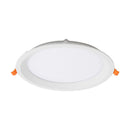 Painel Led 12w Redondo Embutir 6500k Recuado Taschibra