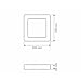Painel Led Quadrado Sobrepor 18W Smart WI-FI Taschibra