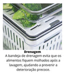 Organizador Clear Fresh 2,2l Natural OU